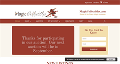 Desktop Screenshot of magiccollectibles.com
